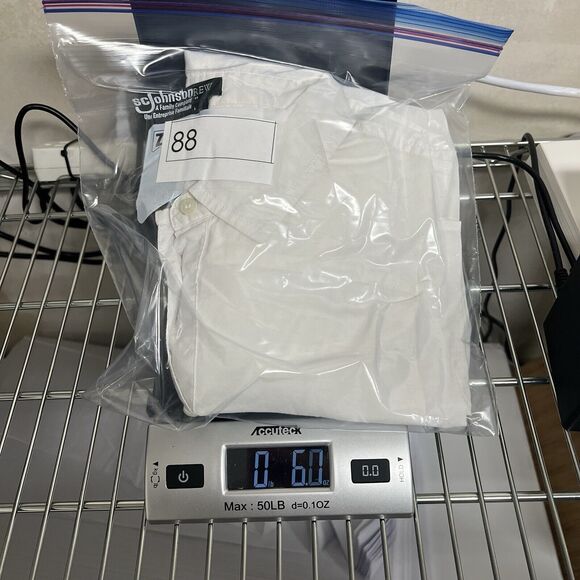 J Crew Chambray Pocket Tunic Womens Size L White Button Up Shirt Collared Work - Picture 13 of 13